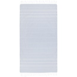Anna bawełniany ręcznik hammam o gramaturze 180 g/m² i wymiarach 100 x 180 cm jasnoniebieski (11333550)