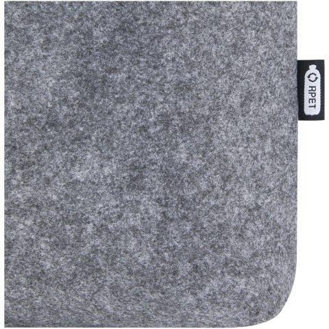 Felta torba termoizolacyjna na zakupy z filcu z recyklingu posiadającego certyfikat GRS o pojemności 12 l średnioszary