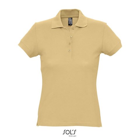 PASSION Damskie POLO 170g Sand S