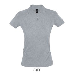 PERFECT Damskie POLO 180g grey melange 3XL