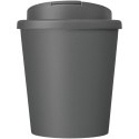 Kubek Americano® Espresso Eco z recyklingu o pojemności 250 ml z pokrywą odporną na zalanie szary (21045582)