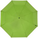 Składany wiatroodporny parasol 51 cm z PET z recyklingu Birgit zielony limonkowowy (10914563)