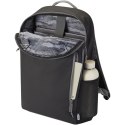 Aqua wodoodporny plecak z recyklingu z certyfikatem GRS na 15-calowego laptopa o pojemności 21 l czarny (13004390)