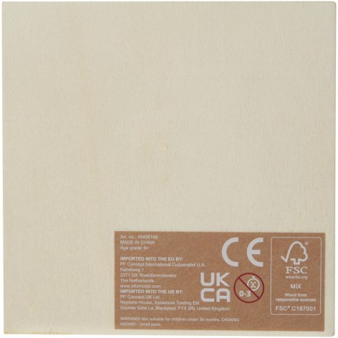 Bark drewniane puzzle piasek pustyni