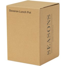Doveron pojemnik śniadaniowy ze stali nierdzewnej z recyklingu o pojemności 500 ml czarny (11334090)