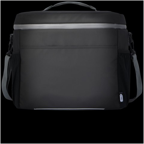 Joey wodoodporna torba termoizolacyjna z recyklingu z certyfikatem GRS o pojemności 22 l mieszcząca 20 puszek czarny