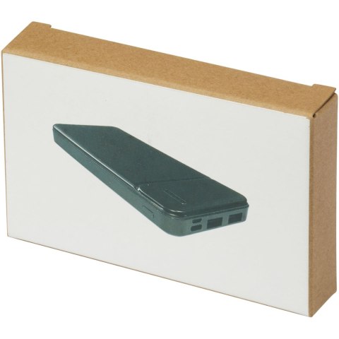 Loop powerbank o pojemności 10 000 mAh z tworzyw sztucznych pochodzących z recyklingu czarny