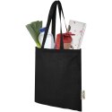 Madras torba na zakupy z bawełny z recyklingu o gramaturze 140 g/m2 i pojemności 7 l czarny (12069590)