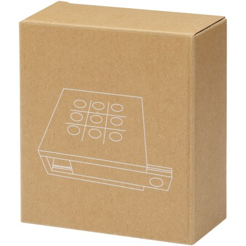 Strobus drewniana gra kółko i krzyżyk piasek pustyni