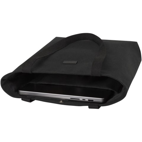 Joey uniwersalna torba na zakupy o pojemności 14 l z płótna z recyklingu z certyfikatem GRS czarny