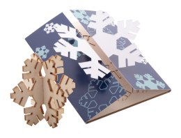 Karta/kartka świąteczna - płatek śniegu