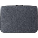 Etui na laptopa 14" z filcu RPET, teczka na dokumenty