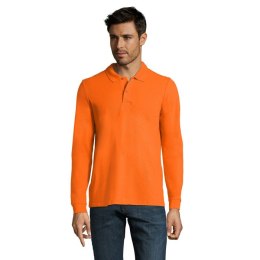 PERFECT MEN LSL POLO 180g Pomarańczowy 3XL (S02087-OR-3XL)