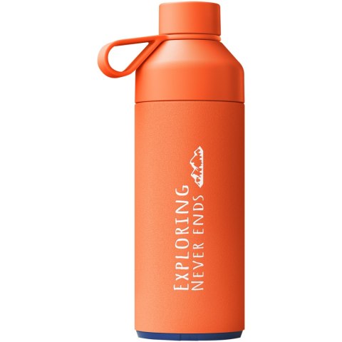 Big Ocean Bottle izolowany próżniowo bidon na wodę o pojemności 1000 ml sun orange
