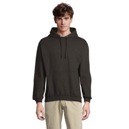 CONDOR UNISEX HOODED SWEAT Czarny / Czarny opal XS (S03815-BK-XS)