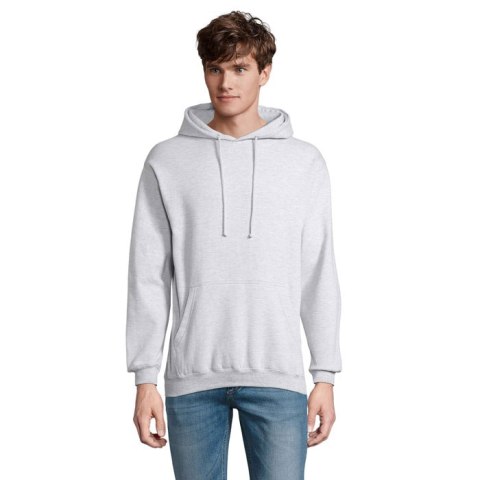 CONDOR UNISEX HOODED SWEAT grey melange 4XL (S03815-GY-4XL)