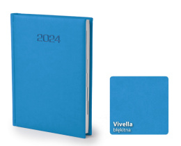 Kalendarz książkowy Dzienny Blue A5 Vivella