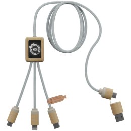 SCX.design C49 kabel do ładowania 5 w 1 jasnobrązowy (2PX12670)