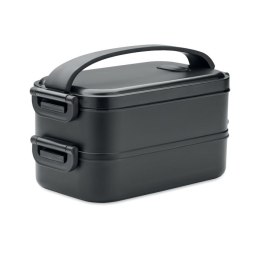 Lunch box z PP z recyklingu czarny