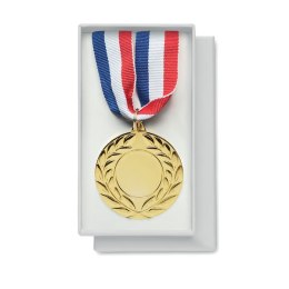 Medal o średnicy 5 cm matowy złoty