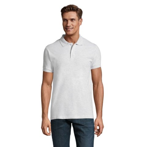 PERFECT MEN Polo 180g Popiół L (S11346-AS-L)