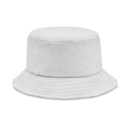 Papierowy kapelusz słomkowy biały (MO2267-06)