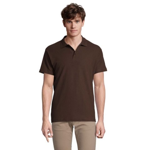 SPRING II MEN Polo 210g Chocolate XXL