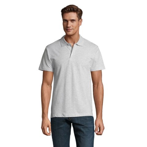 SPRING II MEN Polo 210g Popiół L