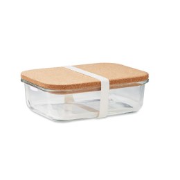 Szklany lunch box przezroczysty (MO2255-22)